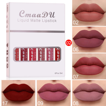 Matte Non-stick Cup Waterproof Lipstick Long Lasting Lip Gloss